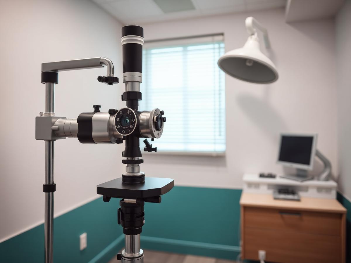 Consulting room at Icare Optometrists